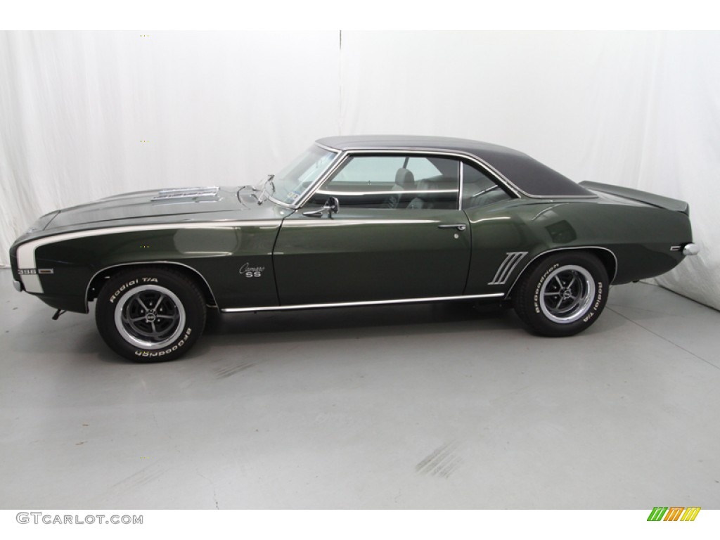 1969 Camaro SS Coupe - Fathom Green / Midnight Green photo #8