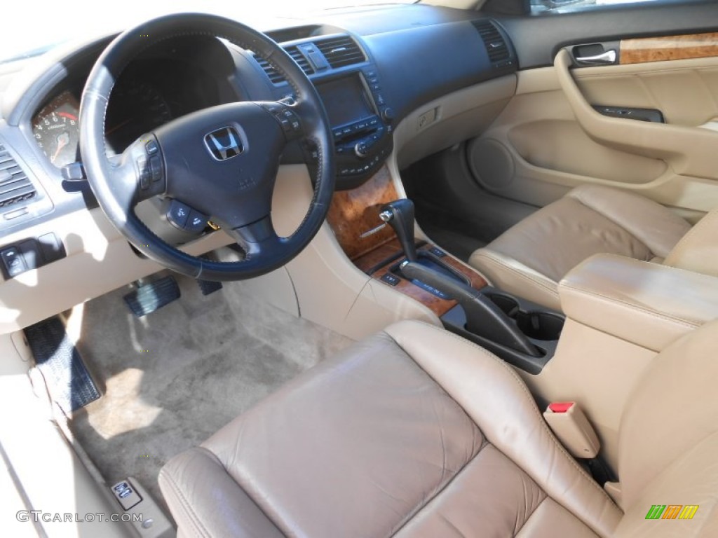 1995 Accord EX Sedan - Frost White / Beige photo #28