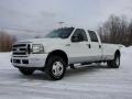 2006 Oxford White Ford F350 Super Duty Lariat Crew Cab 4x4 Dually  photo #2