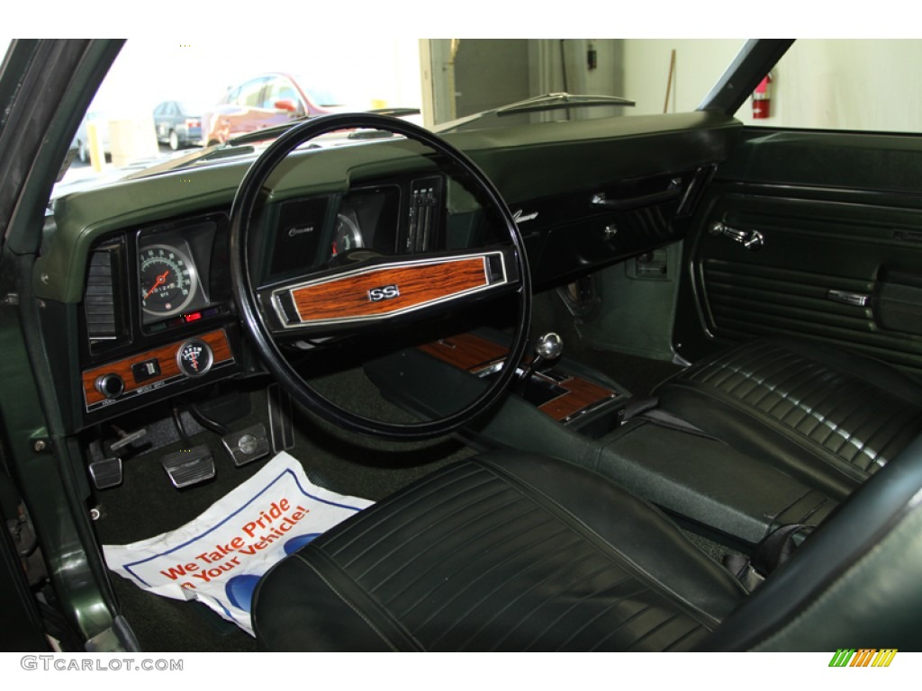 1969 Camaro SS Coupe - Fathom Green / Midnight Green photo #12