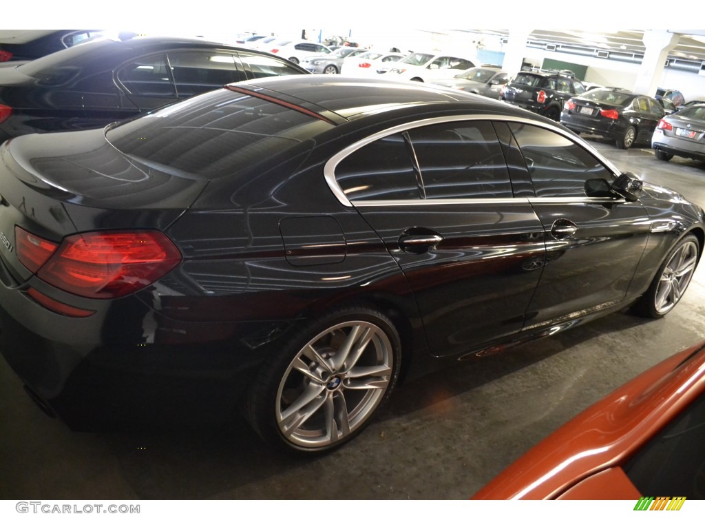 2013 6 Series 650i Gran Coupe - Black Sapphire Metallic / Black photo #3