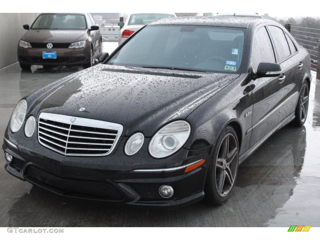 Black 2007 Mercedes-Benz E 63 AMG Sedan Exterior Photo #77463693