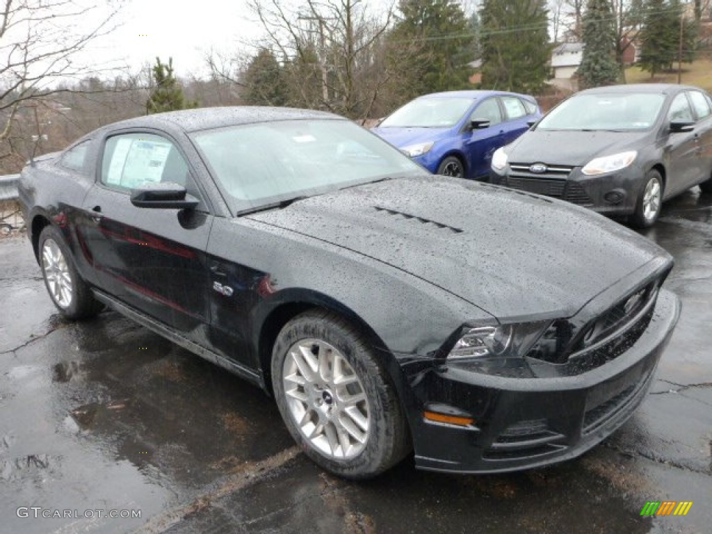 2014 Mustang GT Premium Coupe - Black / Charcoal Black photo #1