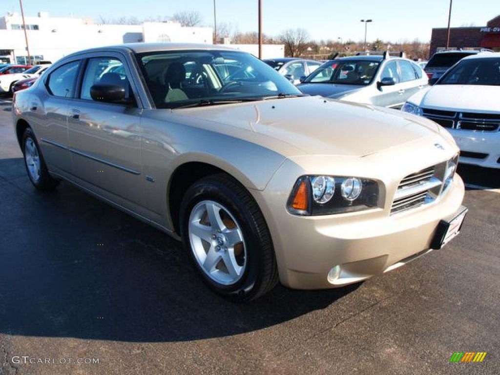 2009 Charger SXT - Light Sandstone Metallic / Dark Slate Gray photo #2