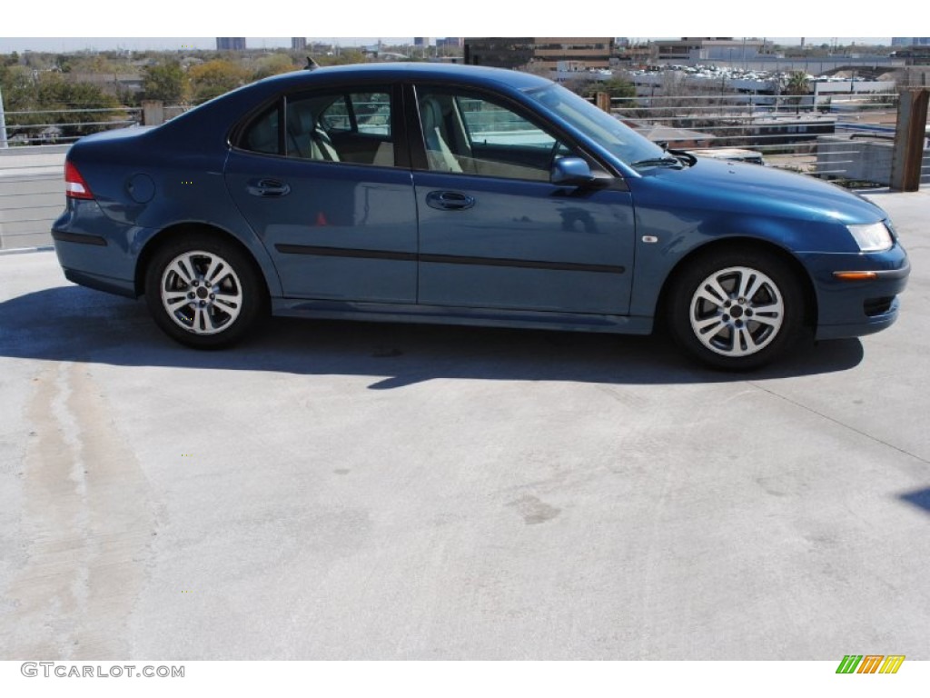 2006 9-3 2.0T Sport Sedan - Fusion Blue Metallic / Slate Gray photo #9