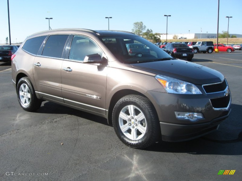 Desert Brown Metallic 2009 Chevrolet Traverse LT AWD Exterior Photo #77464662