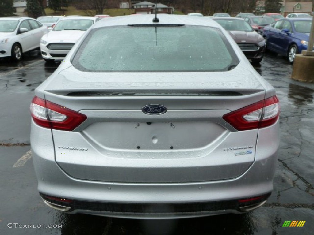 2013 Fusion Titanium AWD - Ingot Silver Metallic / Charcoal Black photo #3