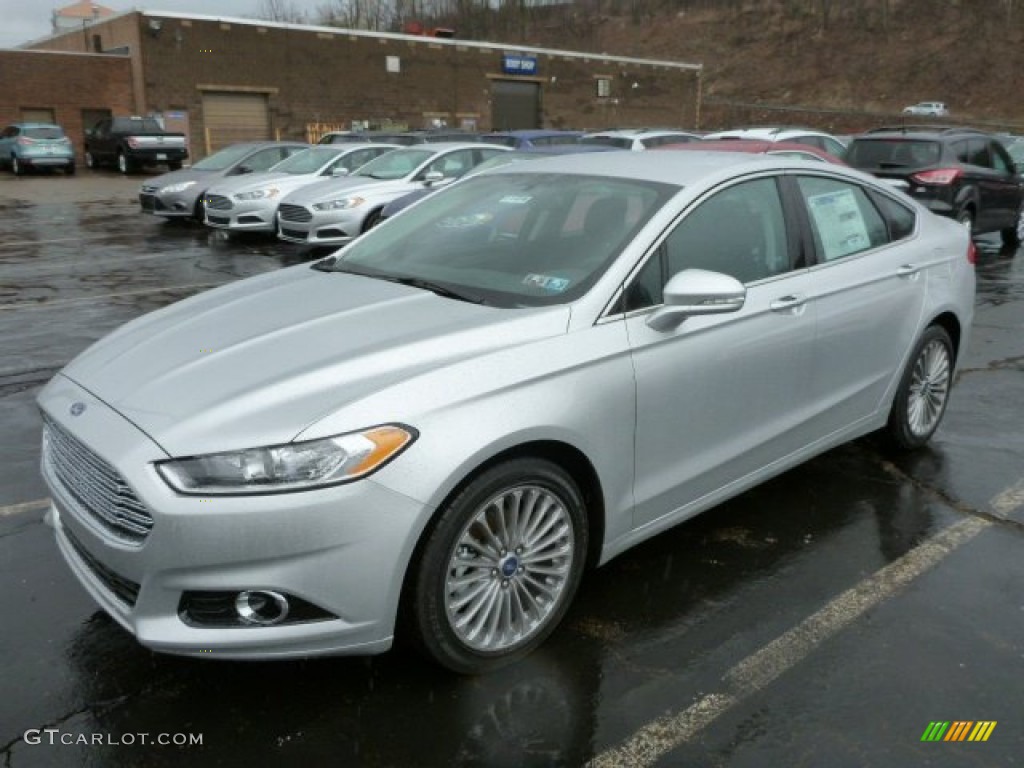 2013 Fusion Titanium AWD - Ingot Silver Metallic / Charcoal Black photo #5