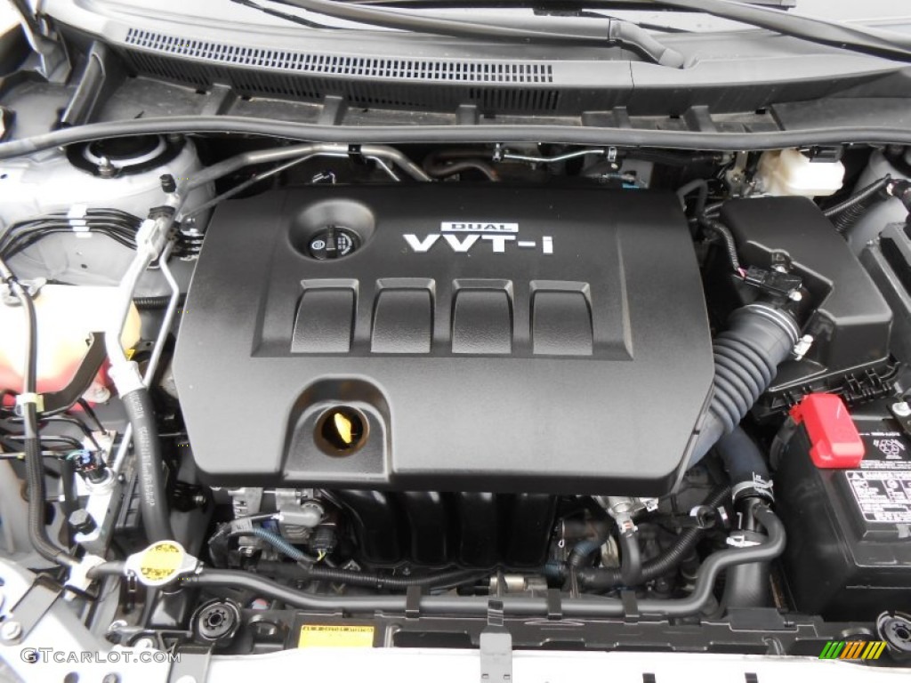 2010 Toyota Corolla S 1.8 Liter DOHC 16-Valve Dual VVT-i 4 Cylinder Engine Photo #77464923
