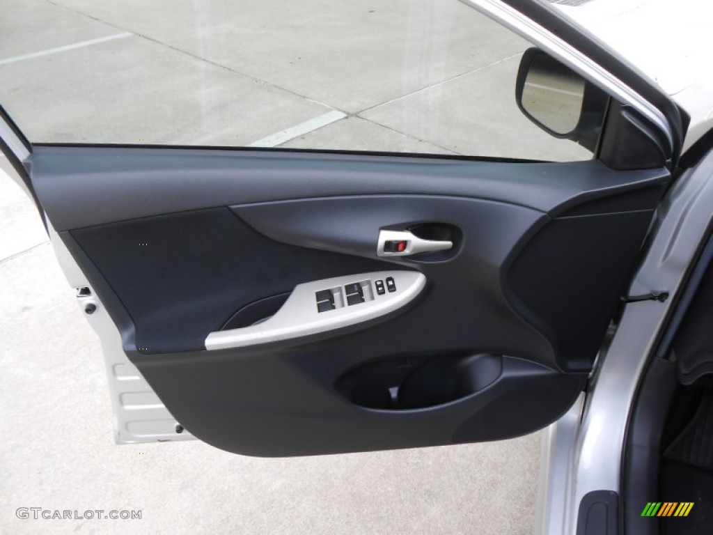 2010 Toyota Corolla S Dark Charcoal Door Panel Photo #77464965