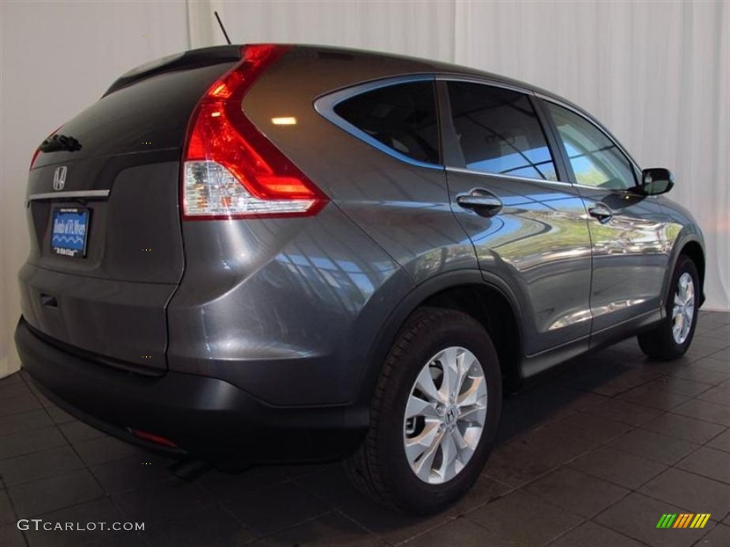 2013 CR-V EX - Polished Metal Metallic / Gray photo #3