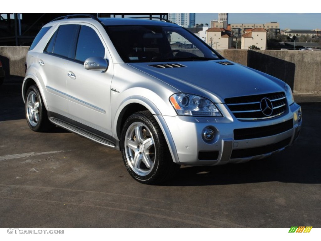 2007 ML 63 AMG 4Matic - Iridium Silver Metallic / Black photo #1