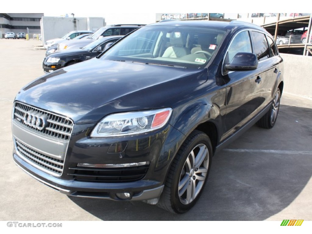 2008 Q7 4.2 Premium quattro - Mugello Blue Pearl Effect / Limestone Grey photo #3