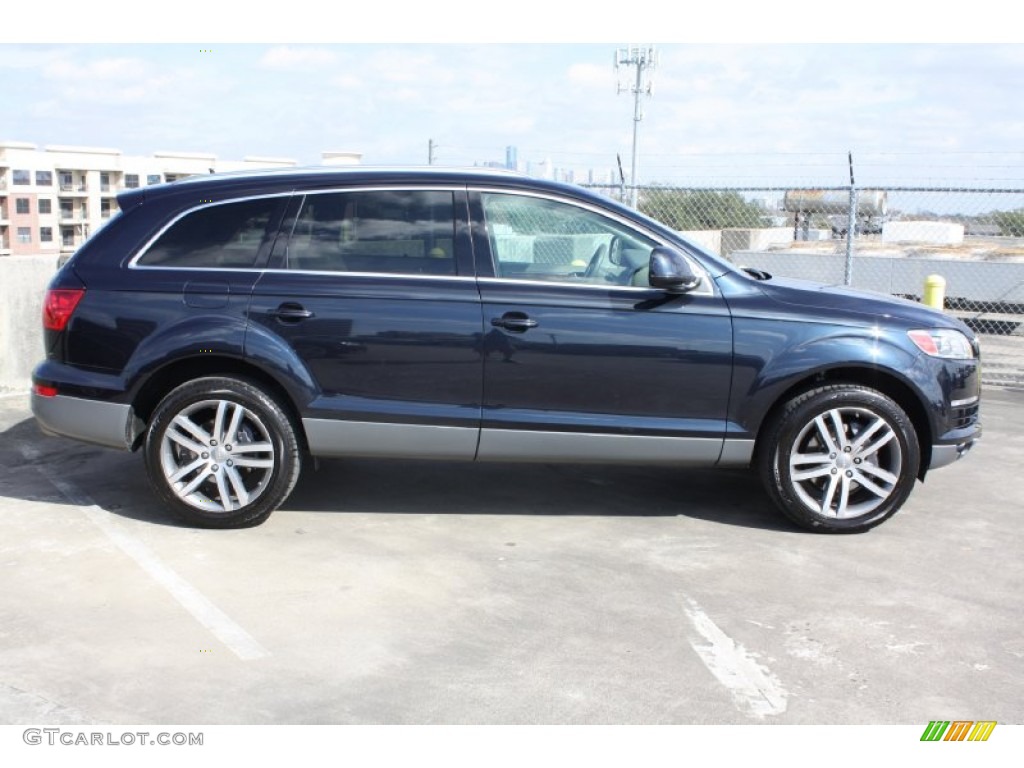 2008 Q7 4.2 Premium quattro - Mugello Blue Pearl Effect / Limestone Grey photo #13