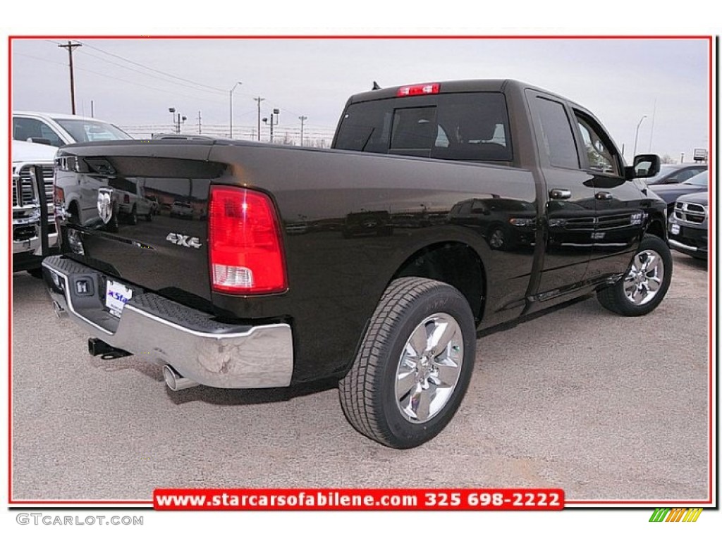 2013 1500 Lone Star Quad Cab 4x4 - Black Gold Pearl / Canyon Brown/Light Frost Beige photo #9