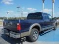 2013 Blue Jeans Metallic Ford F250 Super Duty Lariat Crew Cab  photo #3