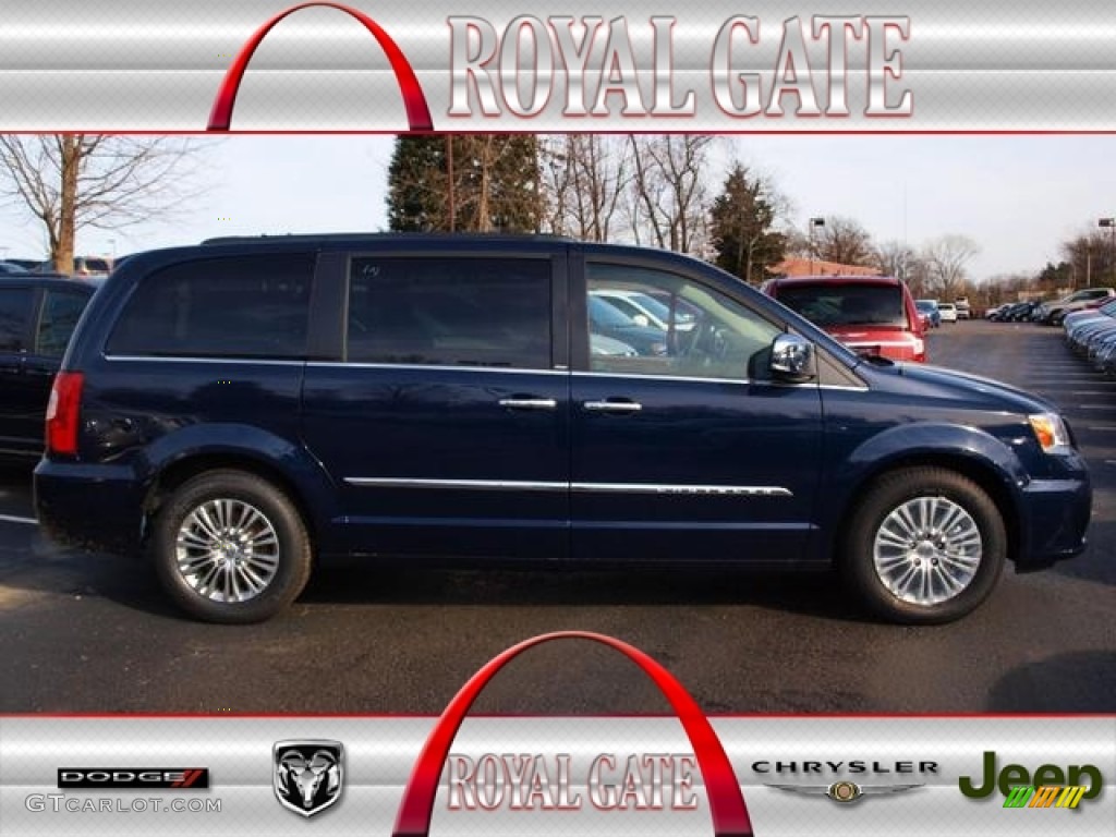 2013 Town & Country Touring - L - True Blue Pearl / Dark Frost Beige/Medium Frost Beige photo #1