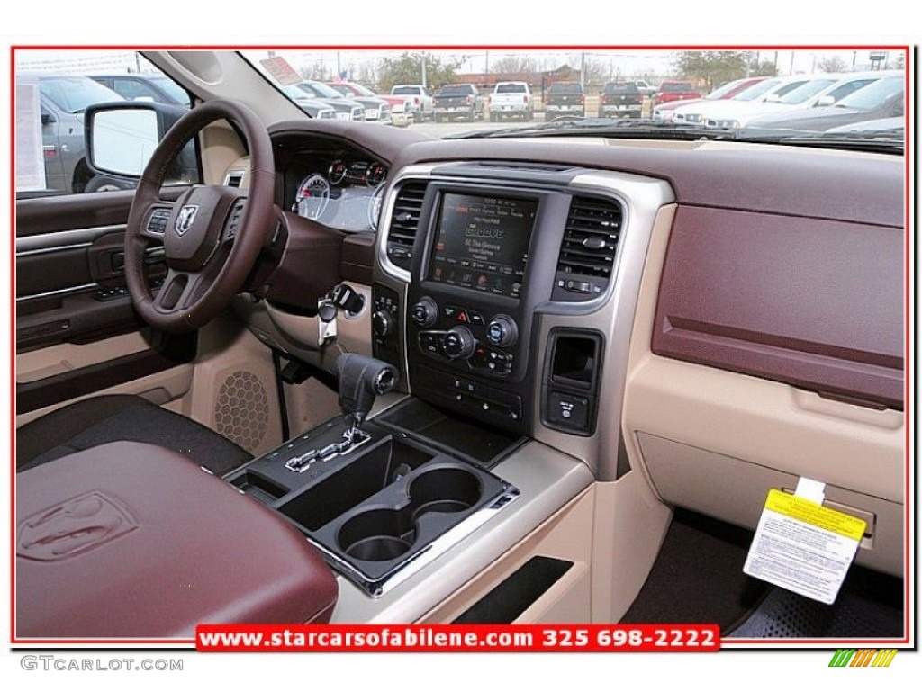 2013 1500 Lone Star Quad Cab 4x4 - Black Gold Pearl / Canyon Brown/Light Frost Beige photo #28