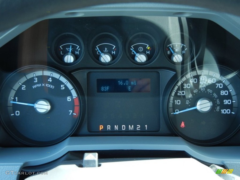 2013 Ford F250 Super Duty XL Regular Cab 4x4 Gauges Photo #77466903