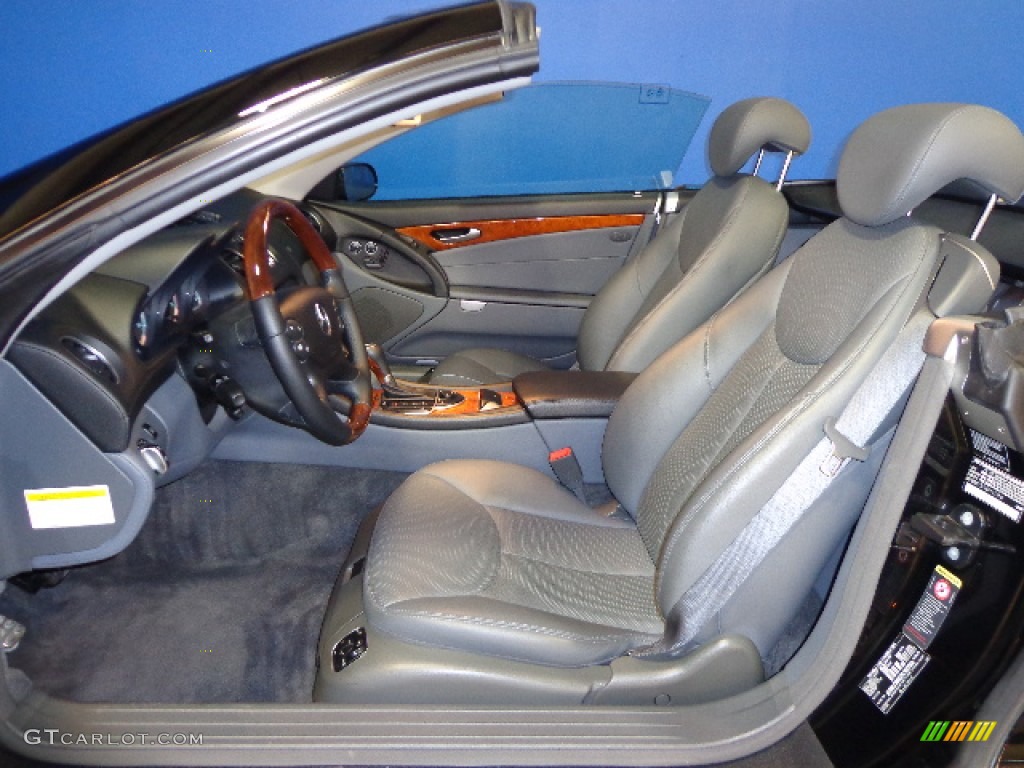 Charcoal Interior 2006 Mercedes-Benz SL 500 Roadster Photo #77467038