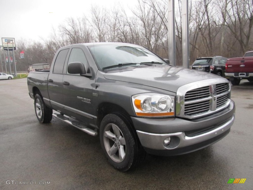 2006 Ram 1500 SLT Quad Cab 4x4 - Mineral Gray Metallic / Medium Slate Gray photo #8