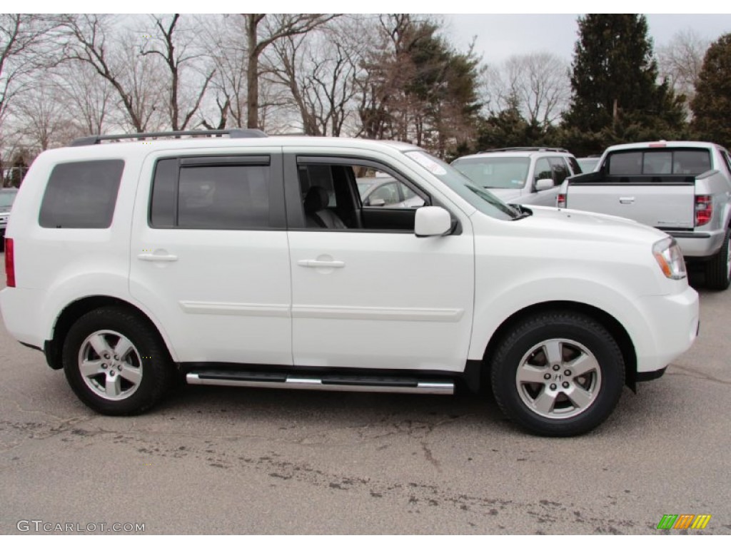 Taffeta White 2011 Honda Pilot EX-L 4WD Exterior Photo #77467437