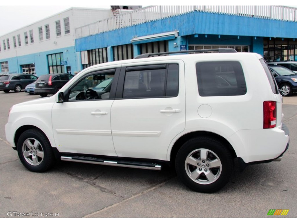 Taffeta White 2011 Honda Pilot EX-L 4WD Exterior Photo #77467548