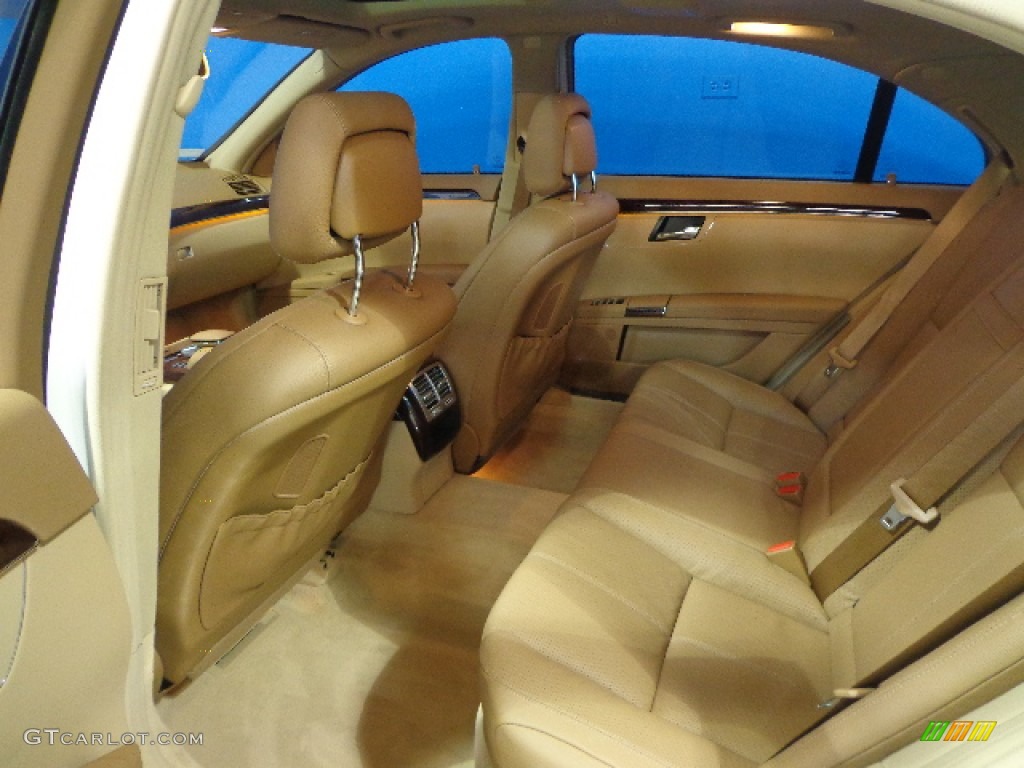 Cashmere/Savanna Interior 2008 Mercedes-Benz S 550 4Matic Sedan Photo #77468284