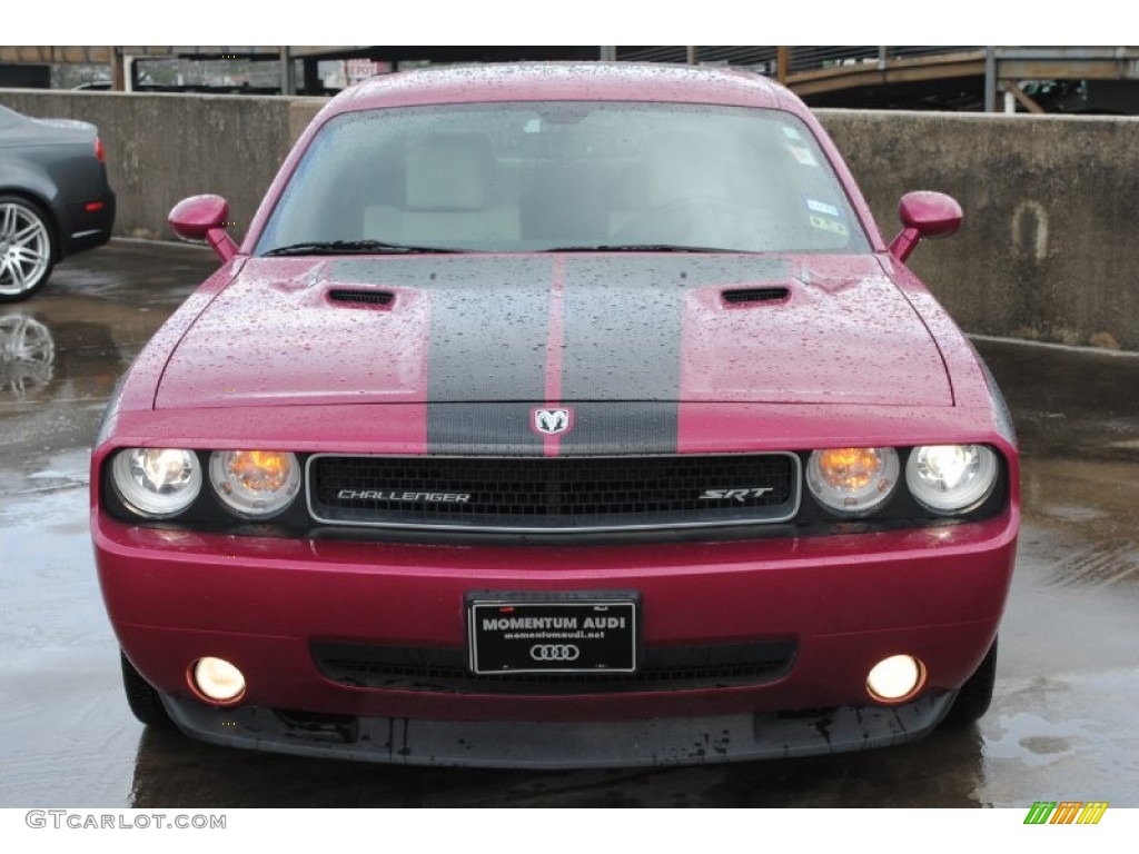 2010 Challenger SRT8 Furious Fuchsia Edition - Furious Fuchsia / Pearl White Leather photo #2