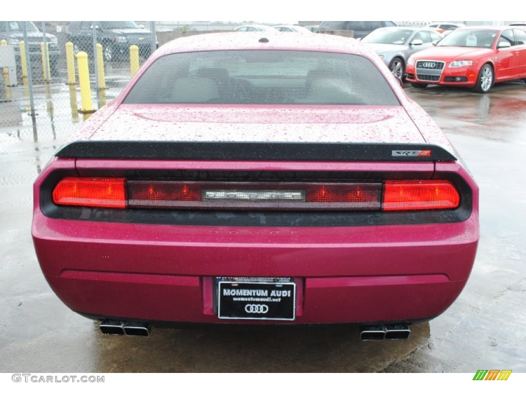 2010 Challenger SRT8 Furious Fuchsia Edition - Furious Fuchsia / Pearl White Leather photo #6