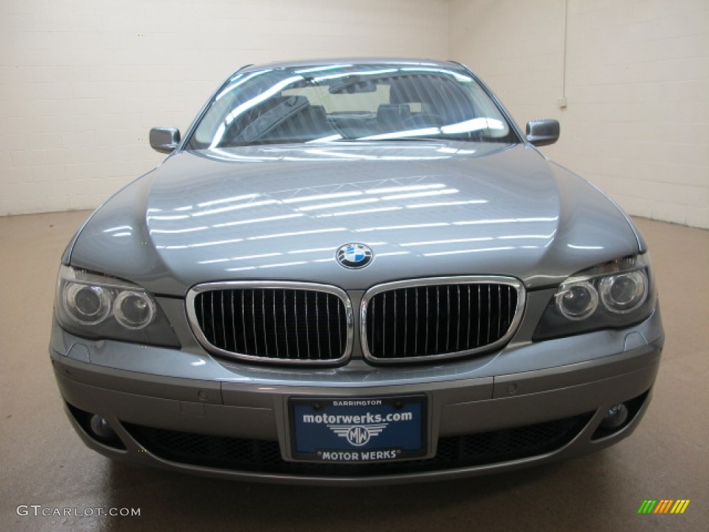 2008 7 Series 750Li Sedan - Sterling Grey Metallic / Black photo #2