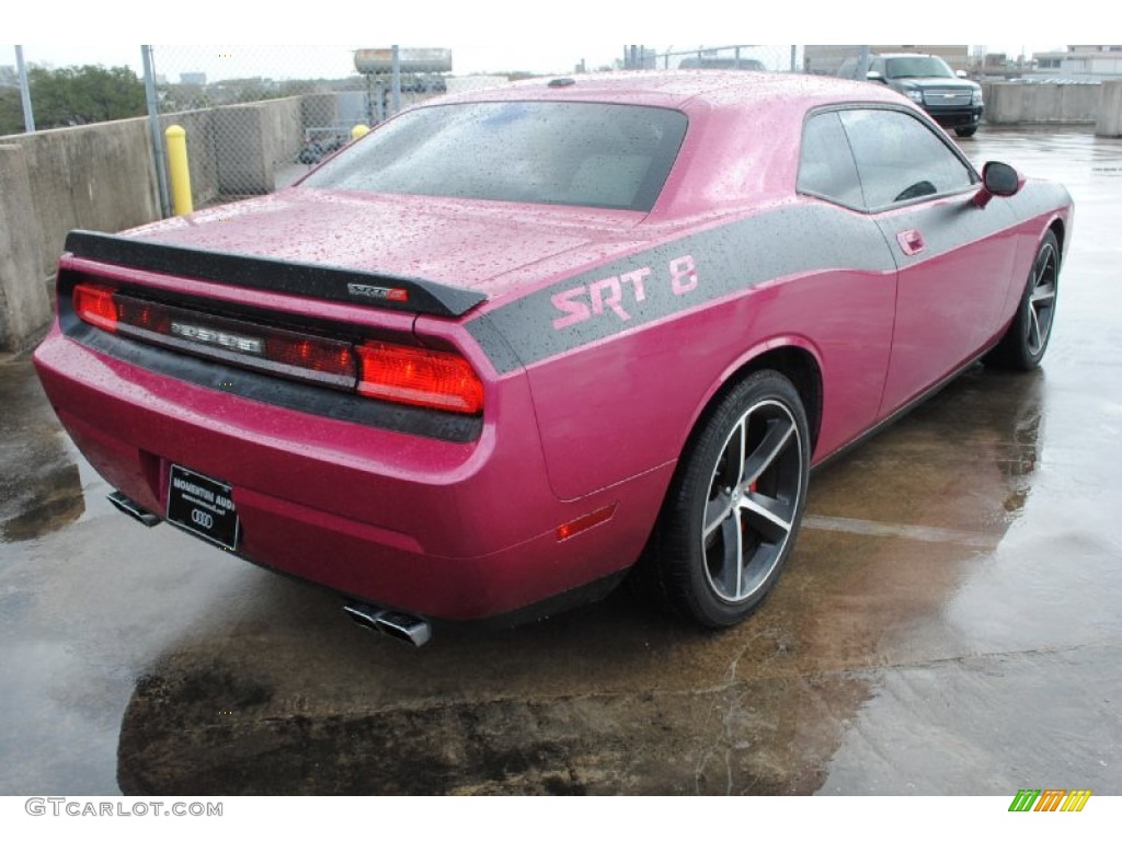 2010 Challenger SRT8 Furious Fuchsia Edition - Furious Fuchsia / Pearl White Leather photo #7