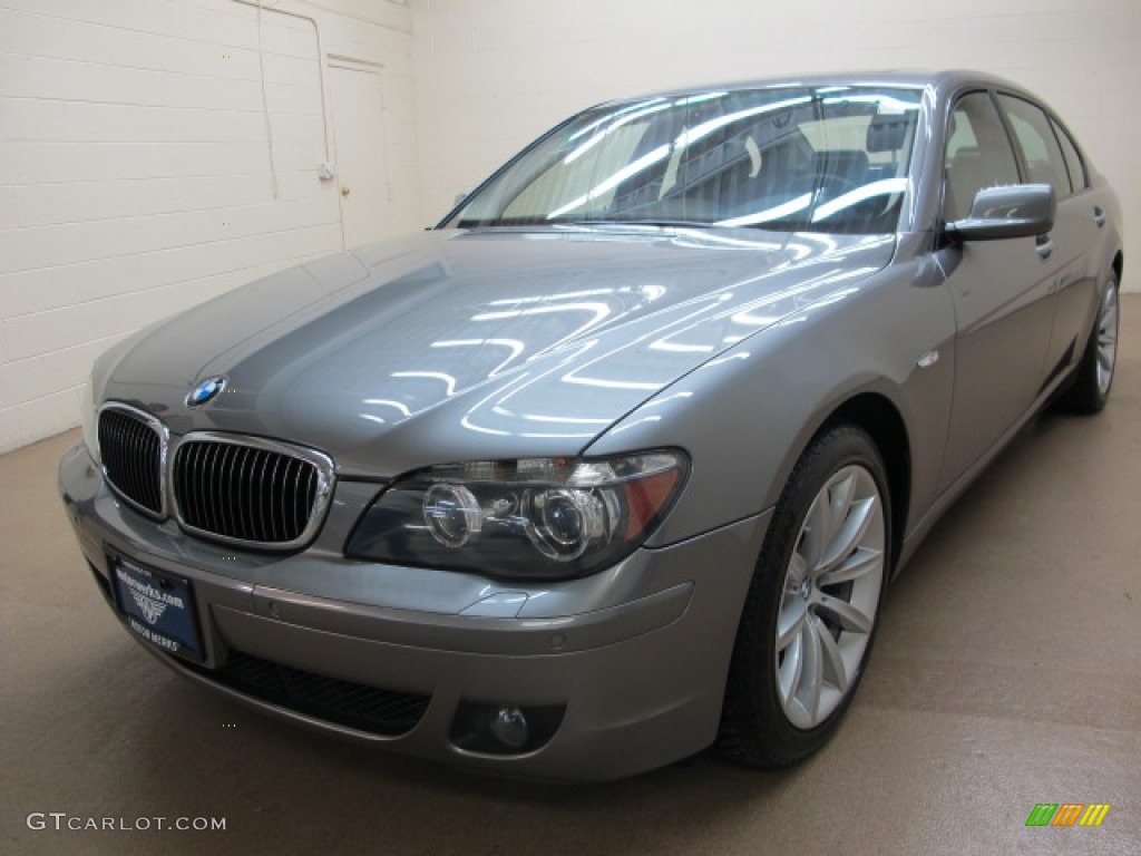 2008 7 Series 750Li Sedan - Sterling Grey Metallic / Black photo #3