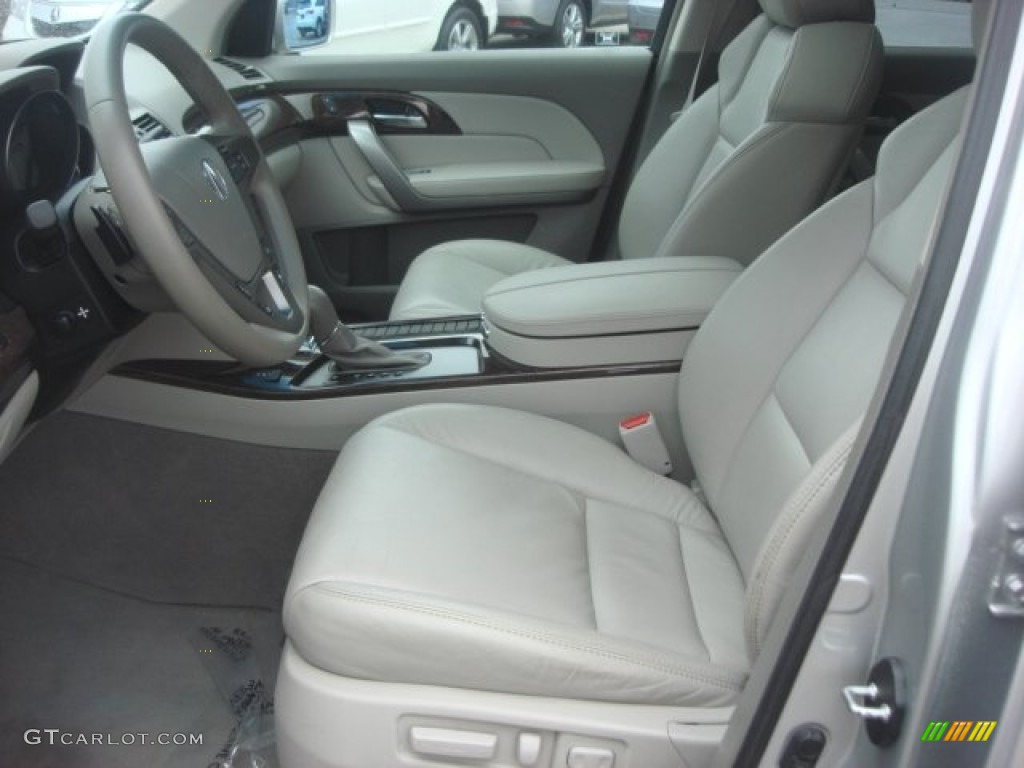 Taupe Gray Interior 2010 Acura MDX Technology Photo #77468472
