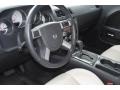 2010 Dodge Challenger Pearl White Leather Interior Prime Interior Photo