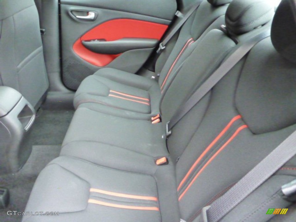 2013 Dodge Dart Rallye Rear Seat Photo #77468513