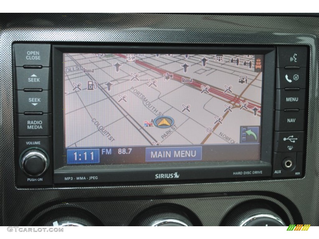 2010 Dodge Challenger SRT8 Furious Fuchsia Edition Navigation Photos