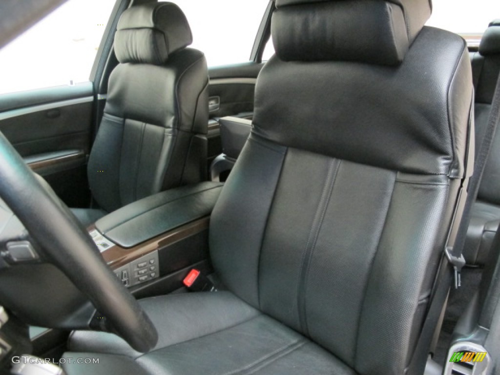 2008 7 Series 750Li Sedan - Sterling Grey Metallic / Black photo #16