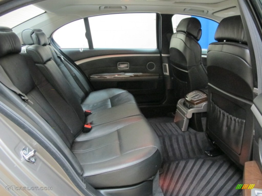 2008 7 Series 750Li Sedan - Sterling Grey Metallic / Black photo #19