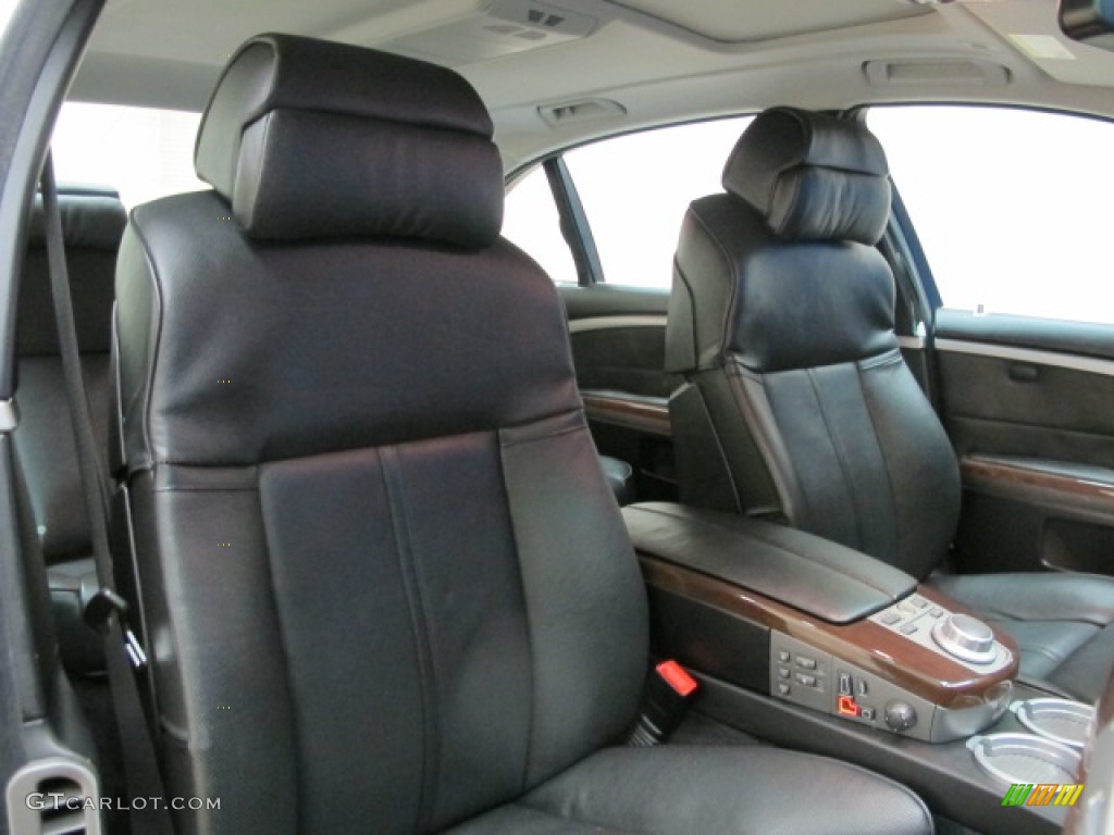 2008 7 Series 750Li Sedan - Sterling Grey Metallic / Black photo #22