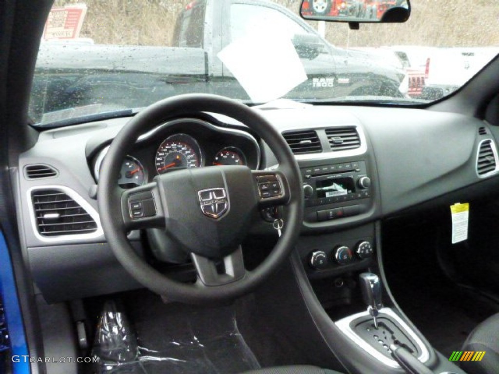 2013 Dodge Avenger SE Black Dashboard Photo #77468868