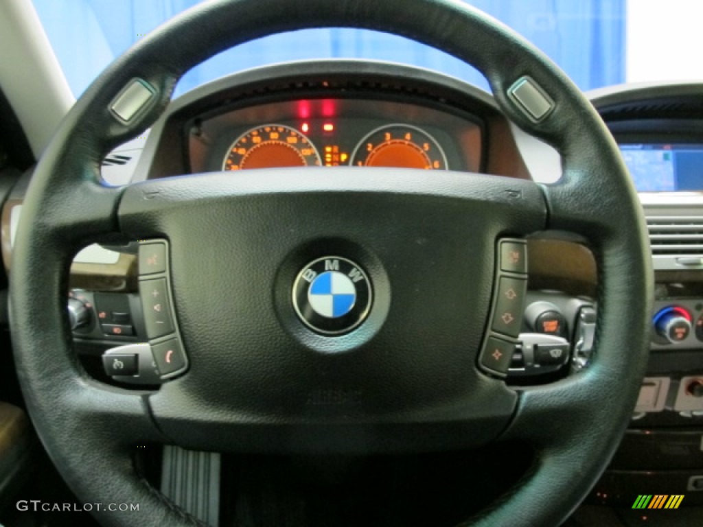 2008 7 Series 750Li Sedan - Sterling Grey Metallic / Black photo #35