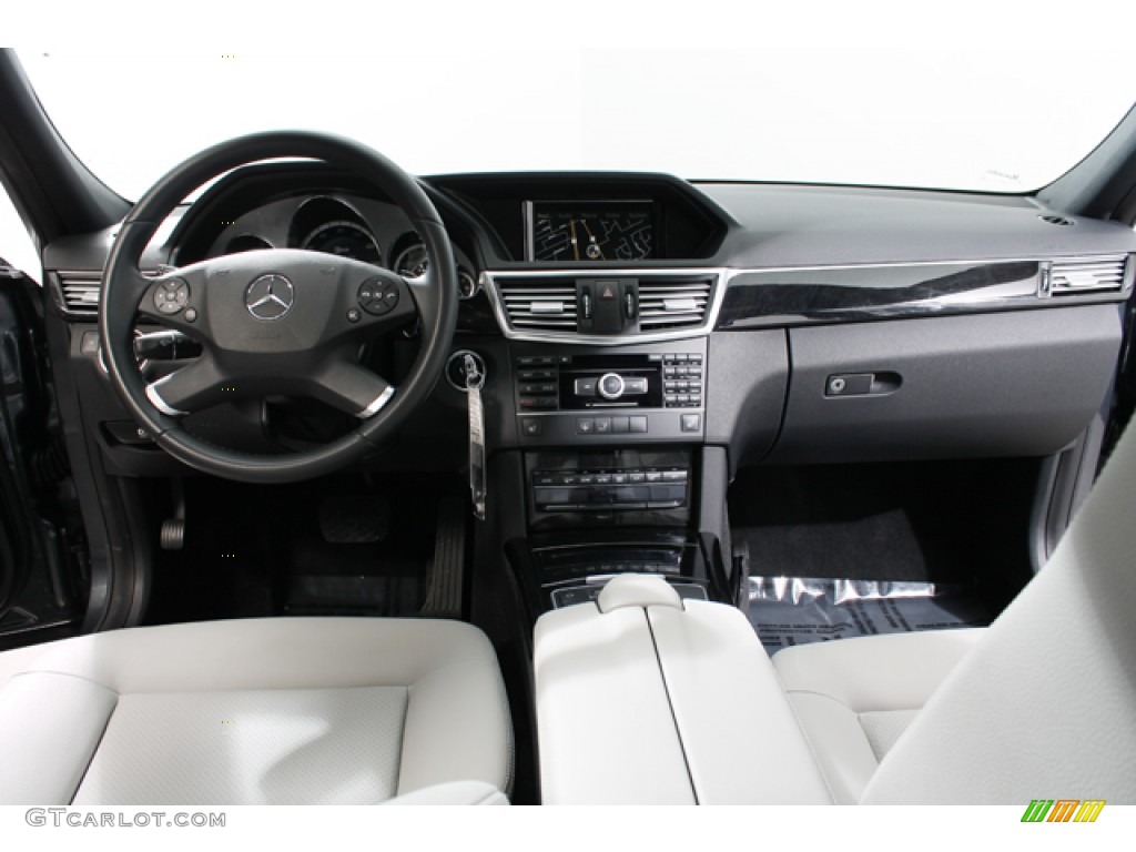 2011 Mercedes-Benz E 350 4Matic Sedan Ash/Dark Grey Dashboard Photo #77469309