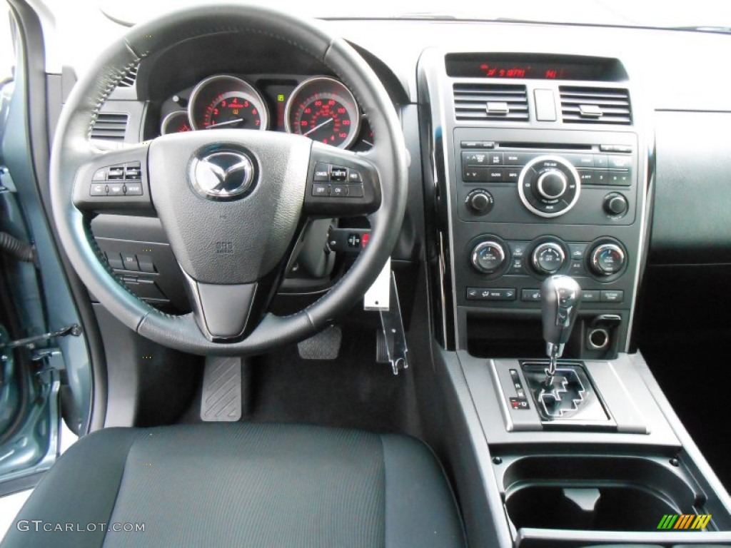 2010 Mazda CX-9 Sport Black Dashboard Photo #77469495