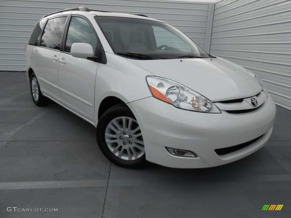 Arctic Frost Pearl 2008 Toyota Sienna XLE Exterior Photo #77469662