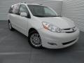 Arctic Frost Pearl 2008 Toyota Sienna XLE Exterior