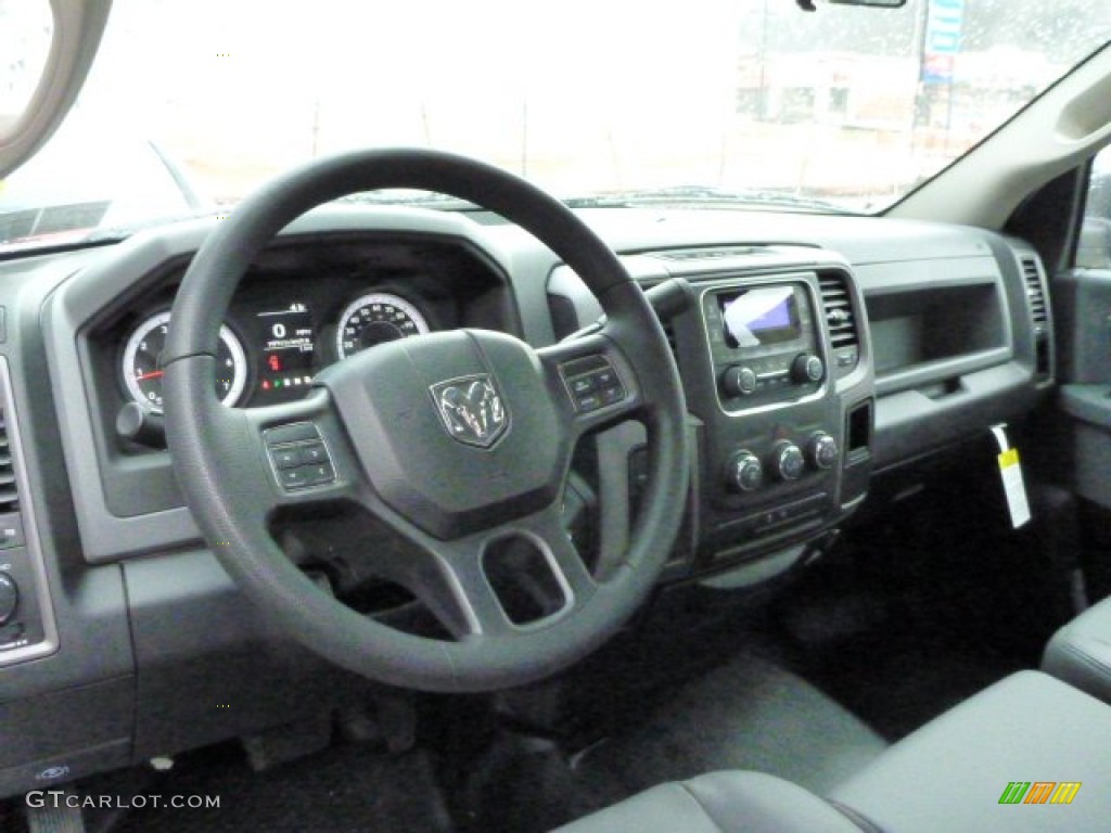 2013 Ram 1500 Tradesman Regular Cab 4x4 Black/Diesel Gray Dashboard Photo #77469678