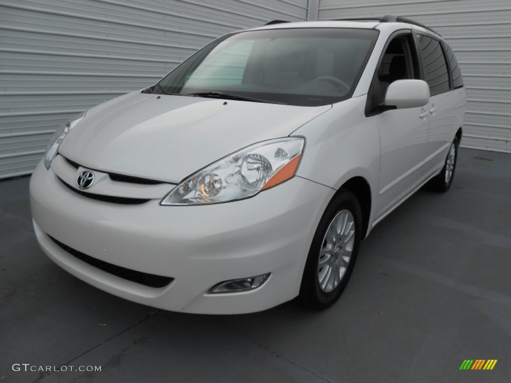 Arctic Frost Pearl 2008 Toyota Sienna XLE Exterior Photo #77469734