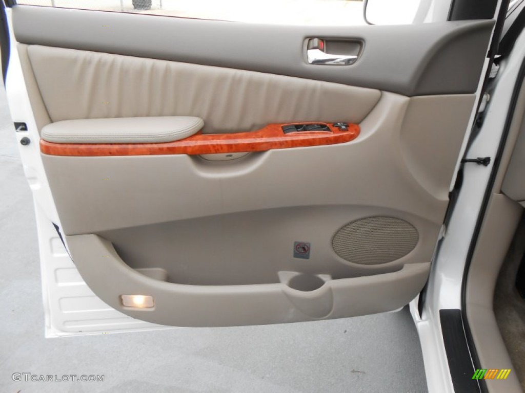 2008 Toyota Sienna XLE Stone Door Panel Photo #77470050