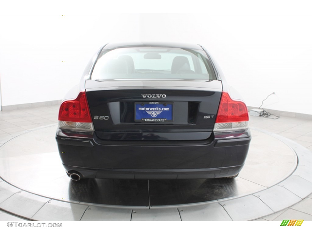 2007 S60 2.5T - Magic Blue Metallic / Graphite photo #4